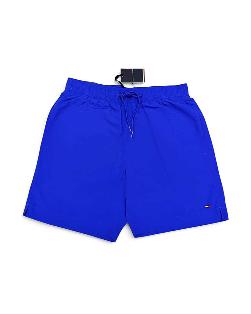 Tommy Hilfiger Regular Fit Essential Flag Swim Short In Blue