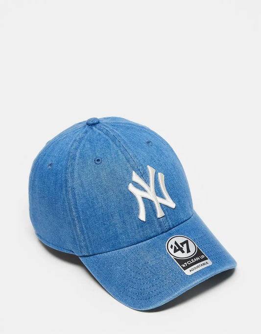 47 Brand NY Yankees Clean Up Denim Baseball Cap