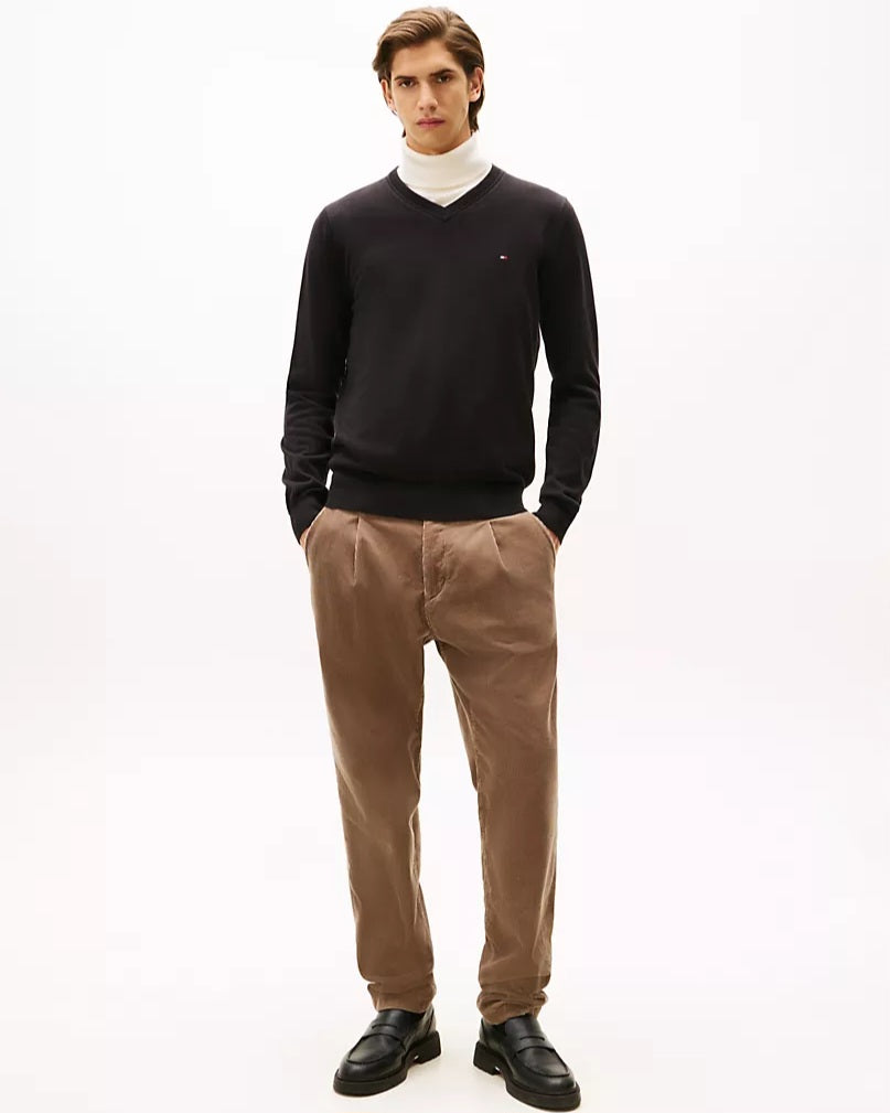 Tommy Hilfiger Black V-neck Sweater