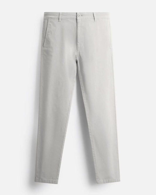 Zara Light Grey Slim Fit Chino Pant