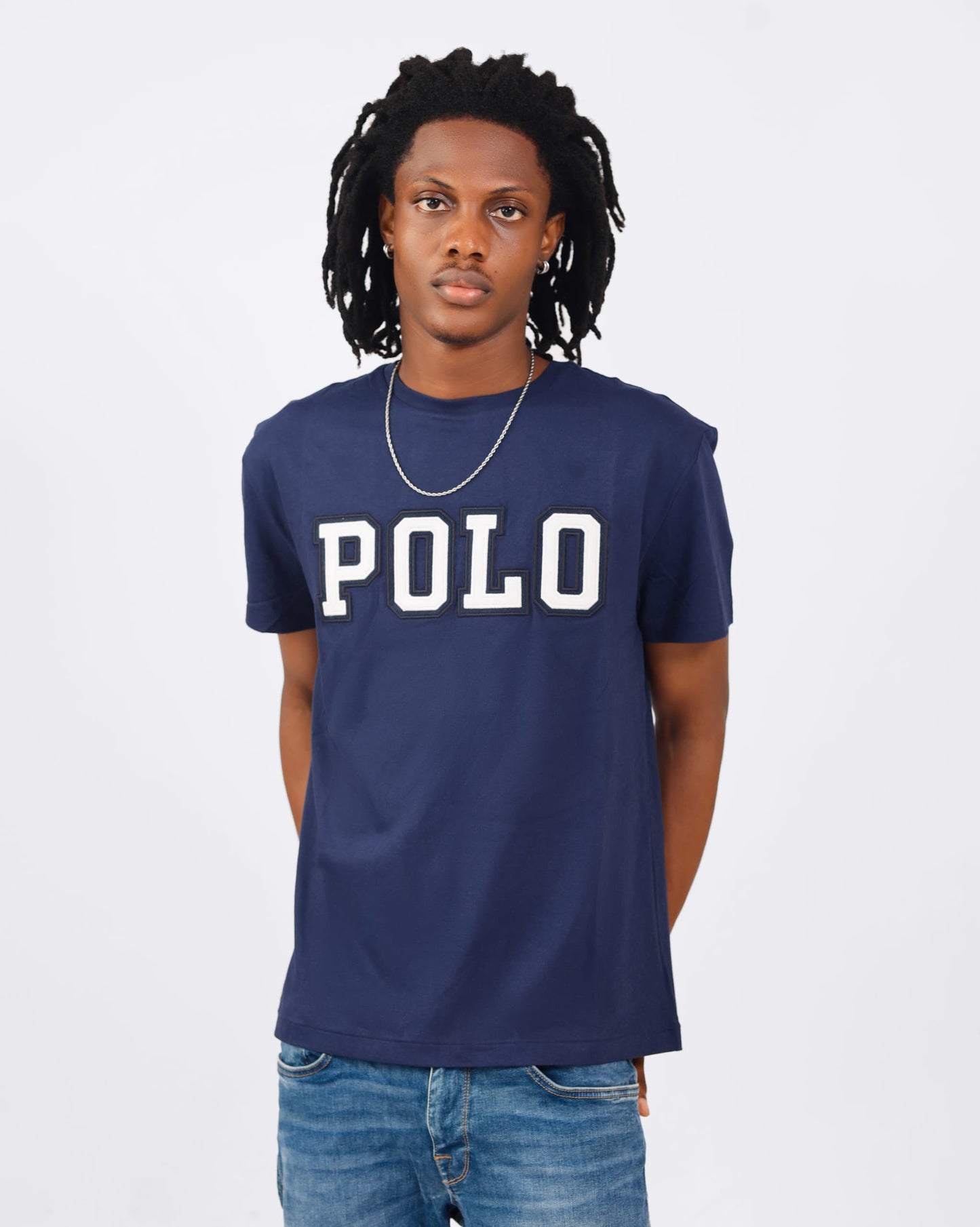 Polo Ralph Lauren Logo Jersey Blue T-shirt