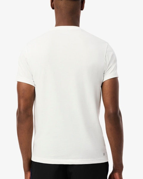 Lacoste White XXL Logo Sport T-shirt