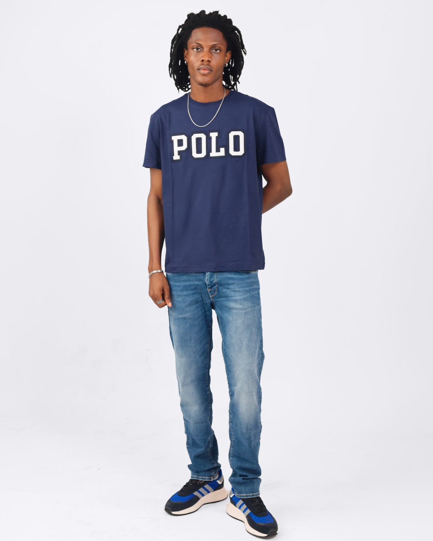 Polo Ralph Lauren Logo Jersey Blue T-shirt