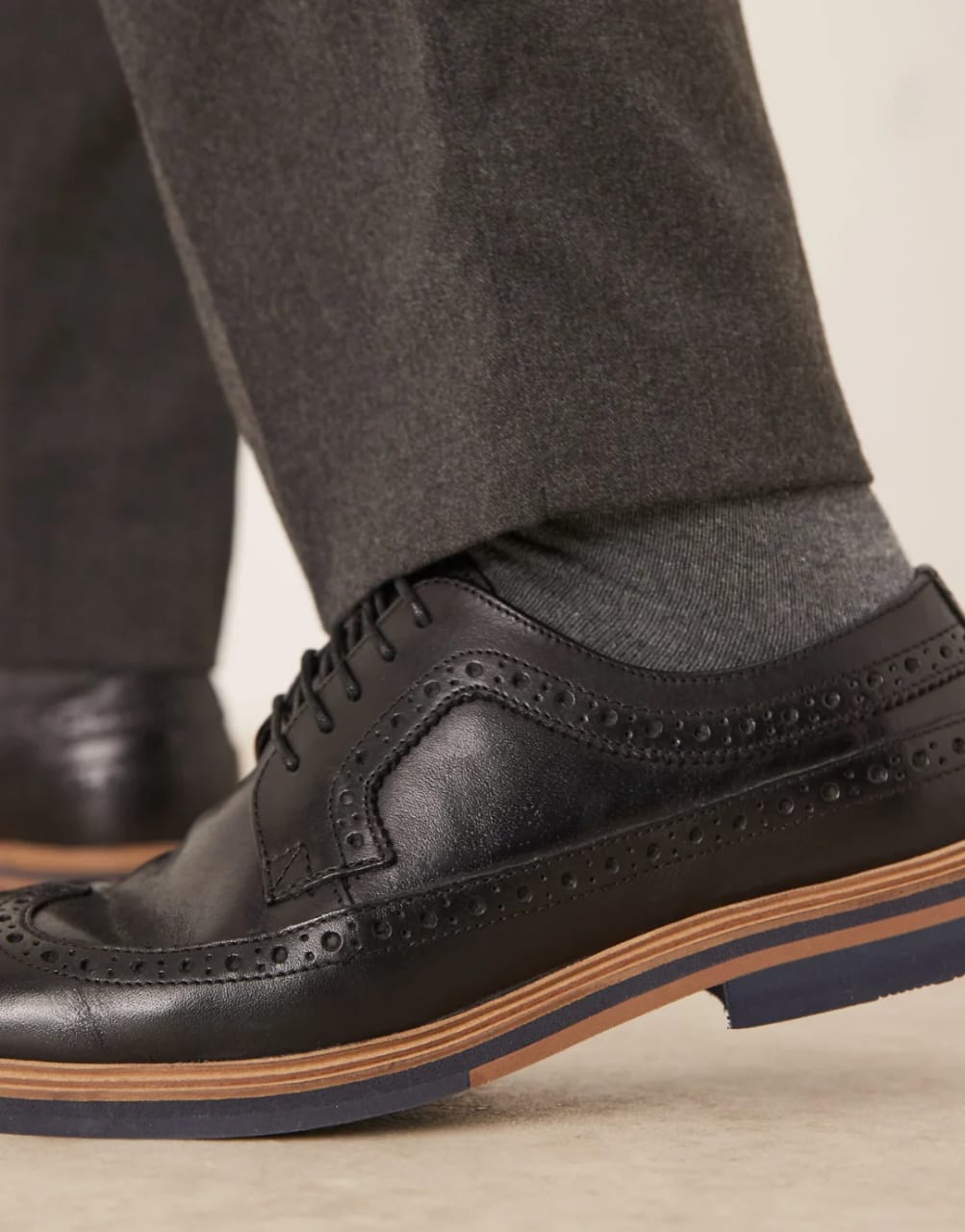 Asos Black Brogues Shoes