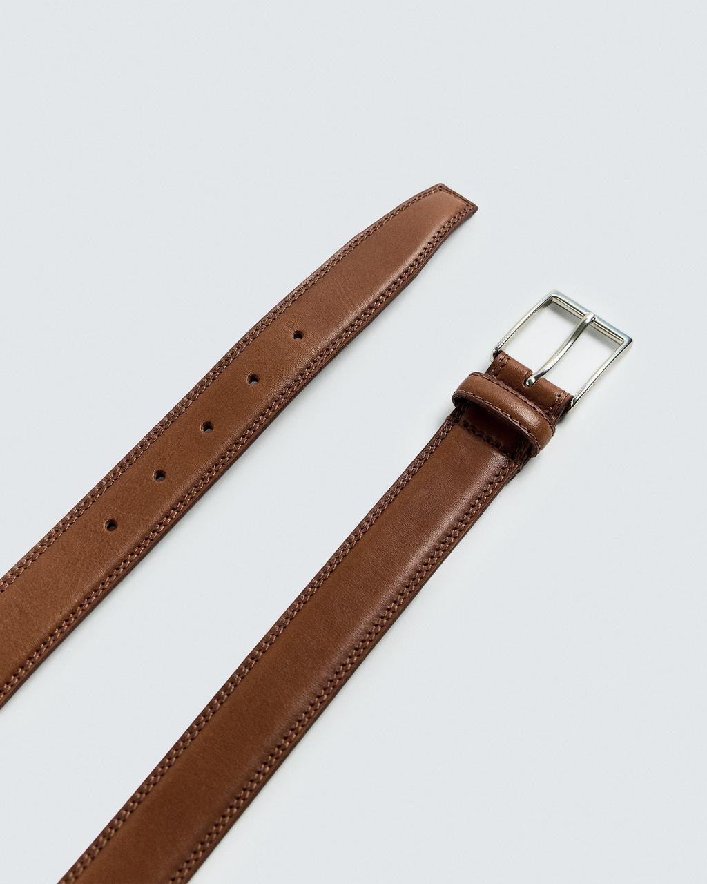 Zara Brown Leather Belt