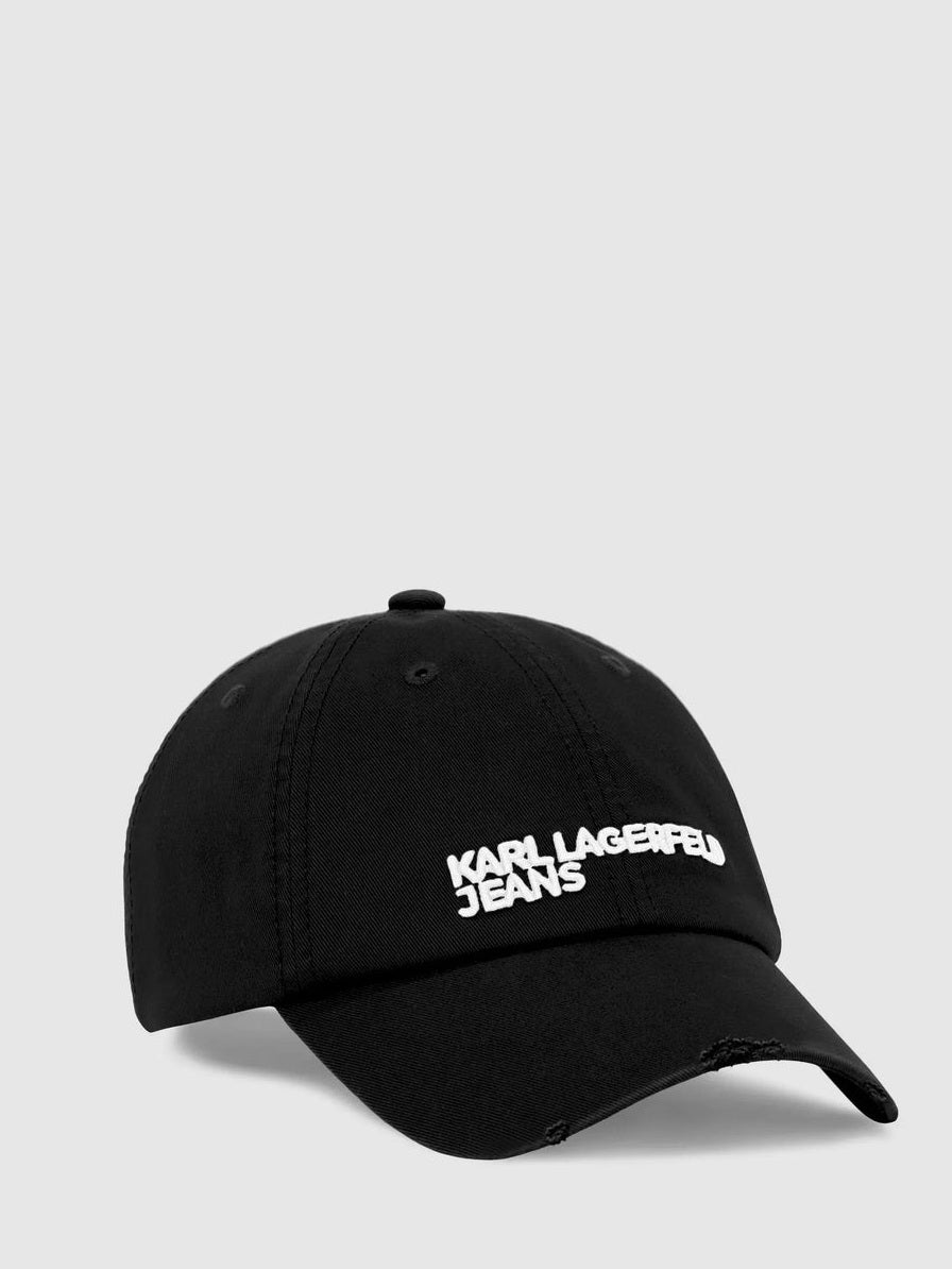 Karl Lagerfeld Baseball Cap In Black