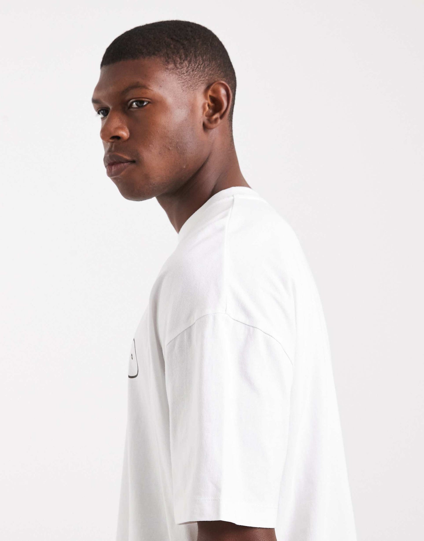 Asos White Graphic Oversized T-shirt