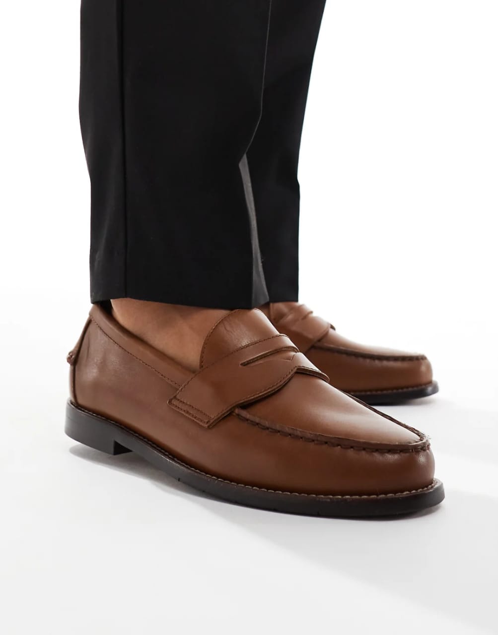 Brown Penny Loafers