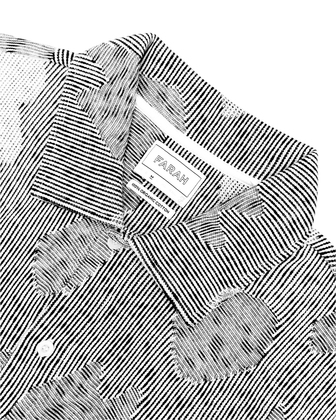 Farah Relaxed Fit Stoker Jacquard Shirt