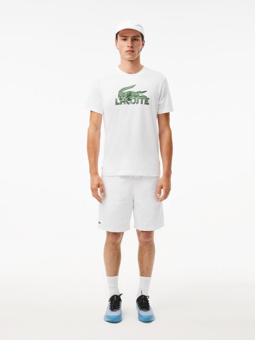 Lacoste Regular Fit Ultra Dry Crocodile Print Sport T-Shirt
