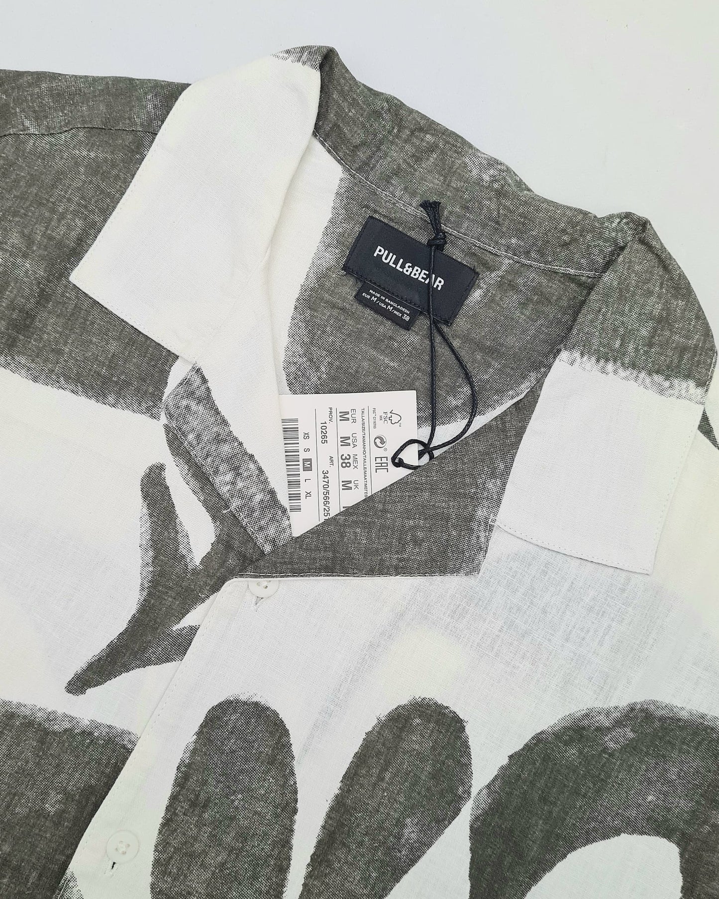 Pull & Bear Abstract Print Shirt