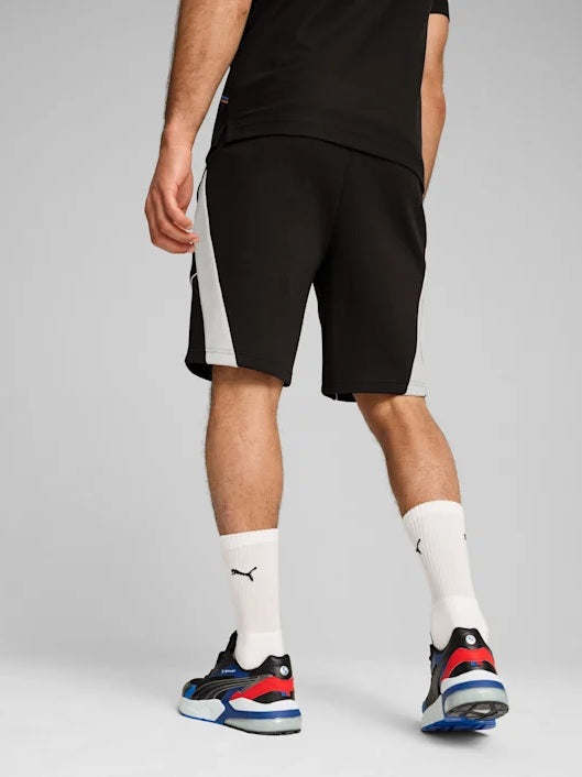 Puma X BMW Motorsport Regular Fit Sweat Shorts In Black