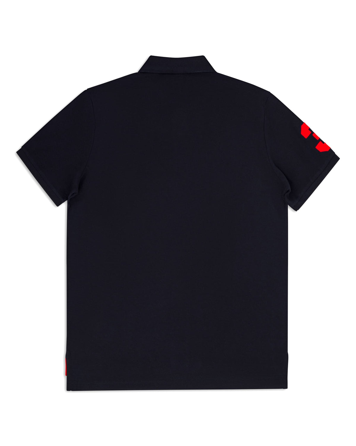 Regular Fit Pique Polo Shirt in Black