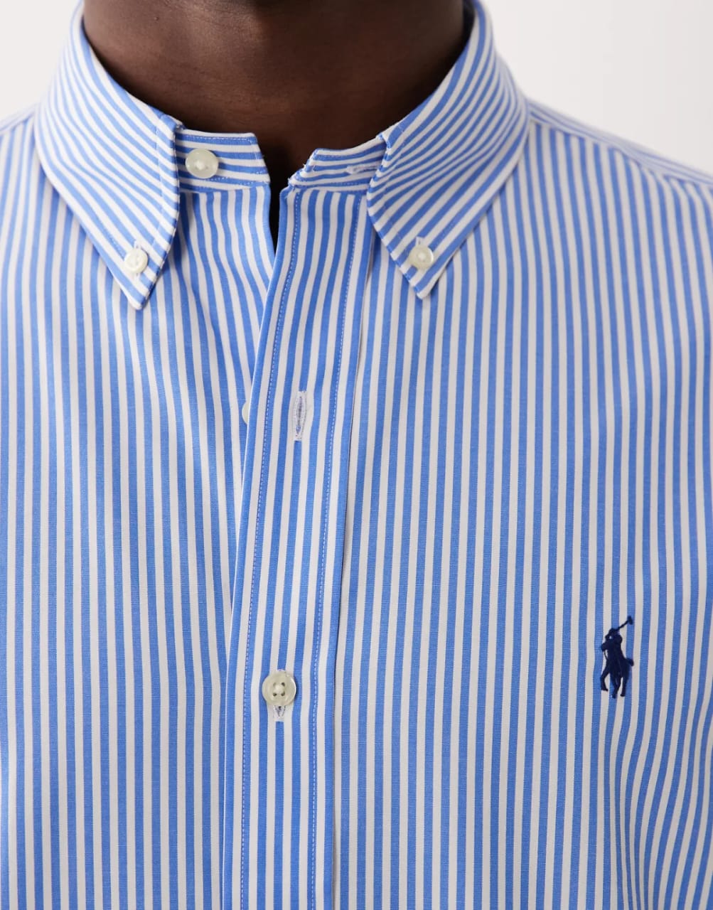 Polo Ralph Lauren Classic Fit Stripes Stretch Poplin Shirt