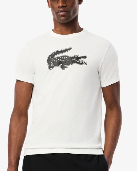 Lacoste White XXL Logo Sport T-shirt