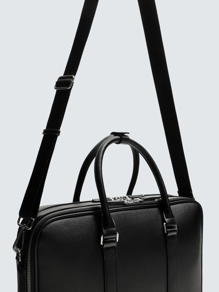 Zara Textured Briefcase