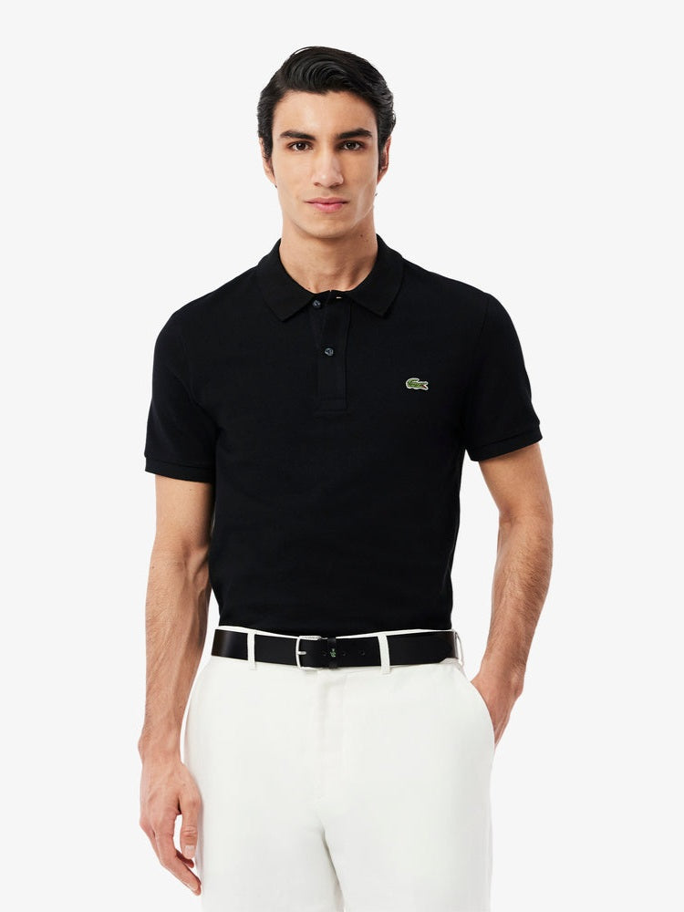 Lacoste Classic Fit Polo Shirt In Black