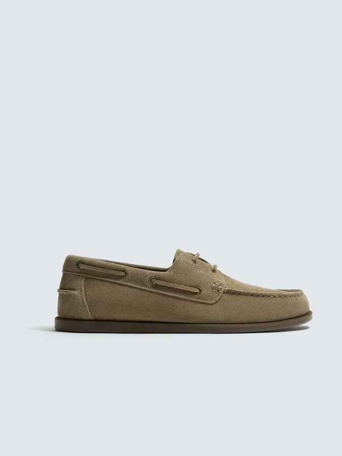 Zara Leather Deck Shoe