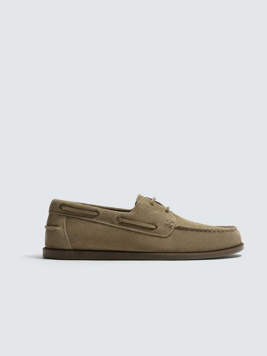 Zara Leather Deck Shoe