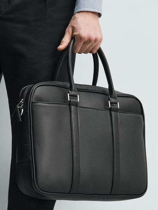 Zara Textured Briefcase