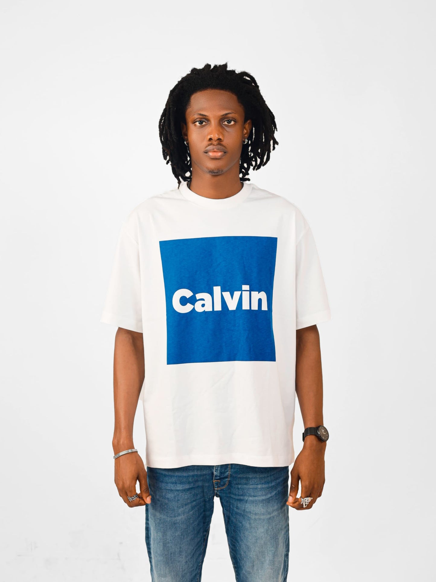 Calvin Klein Relaxed Fit T-Shirt In White