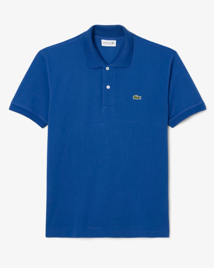 Lacoste Blue Classic Fit Pique Polo Shirt