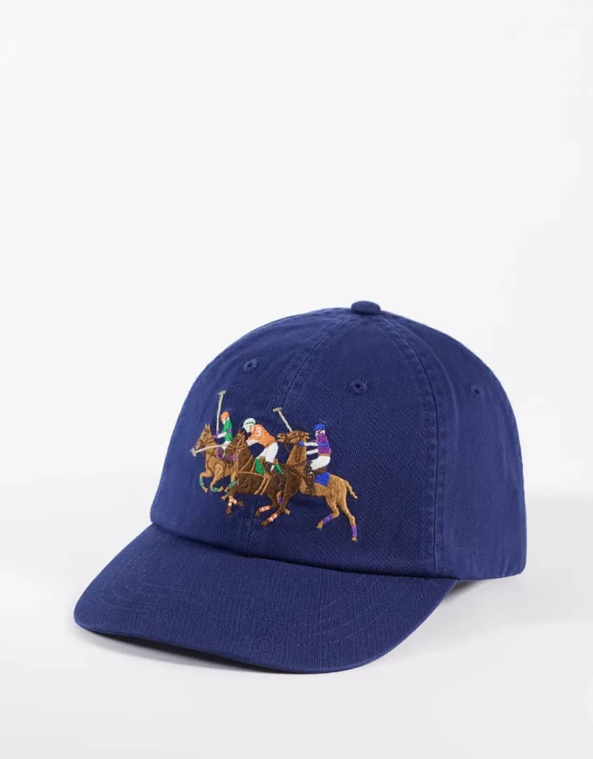 Polo Ralph Lauren Navy Triple-Pony Baseball Cap
