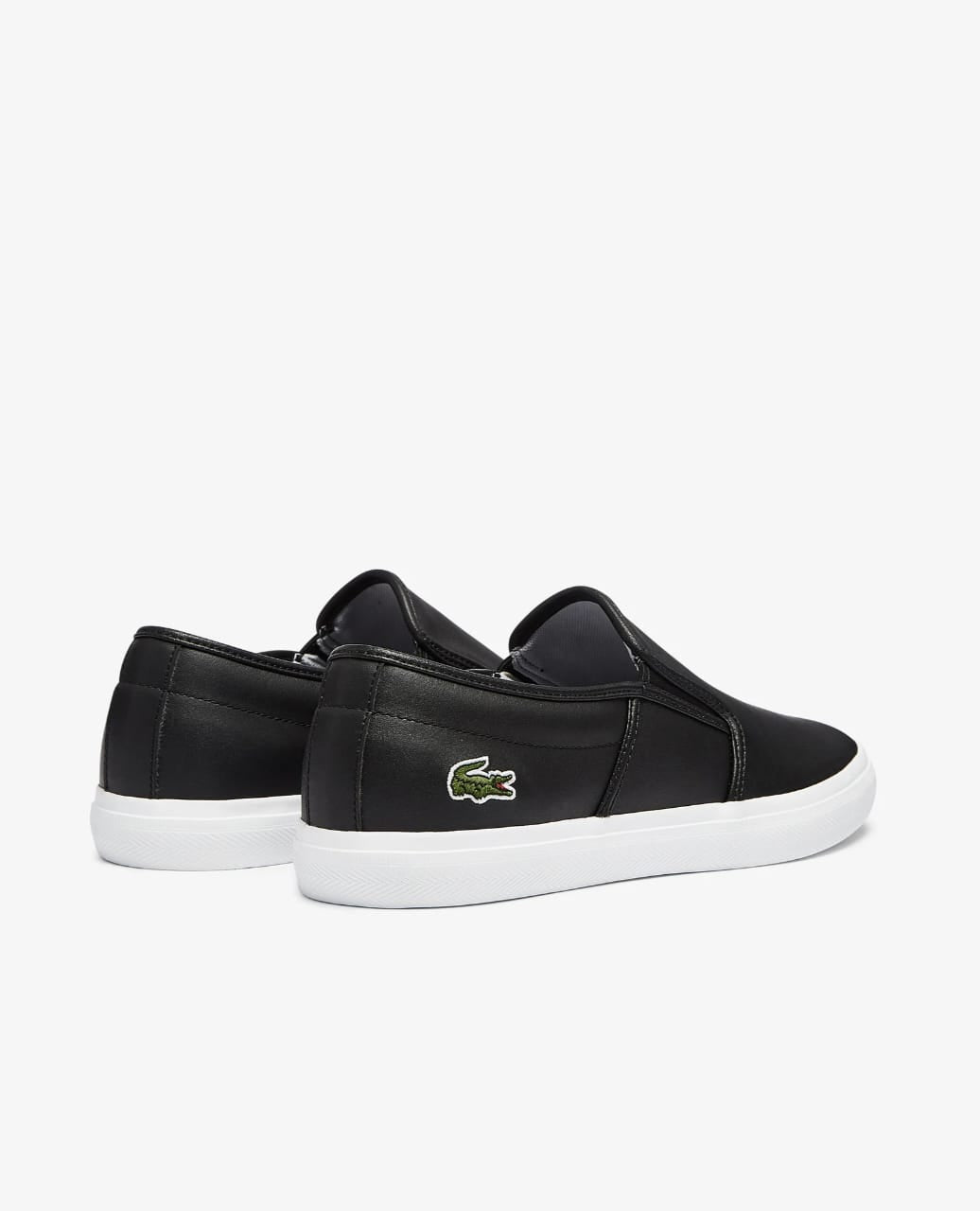 Lacoste Leather Slip-On Sneakers