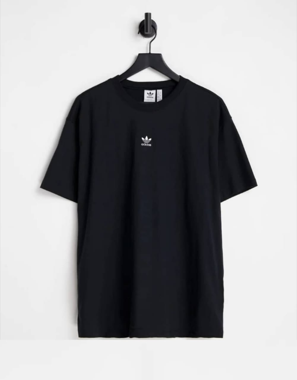 Adidas Oversize Cotton T-shirt in Black