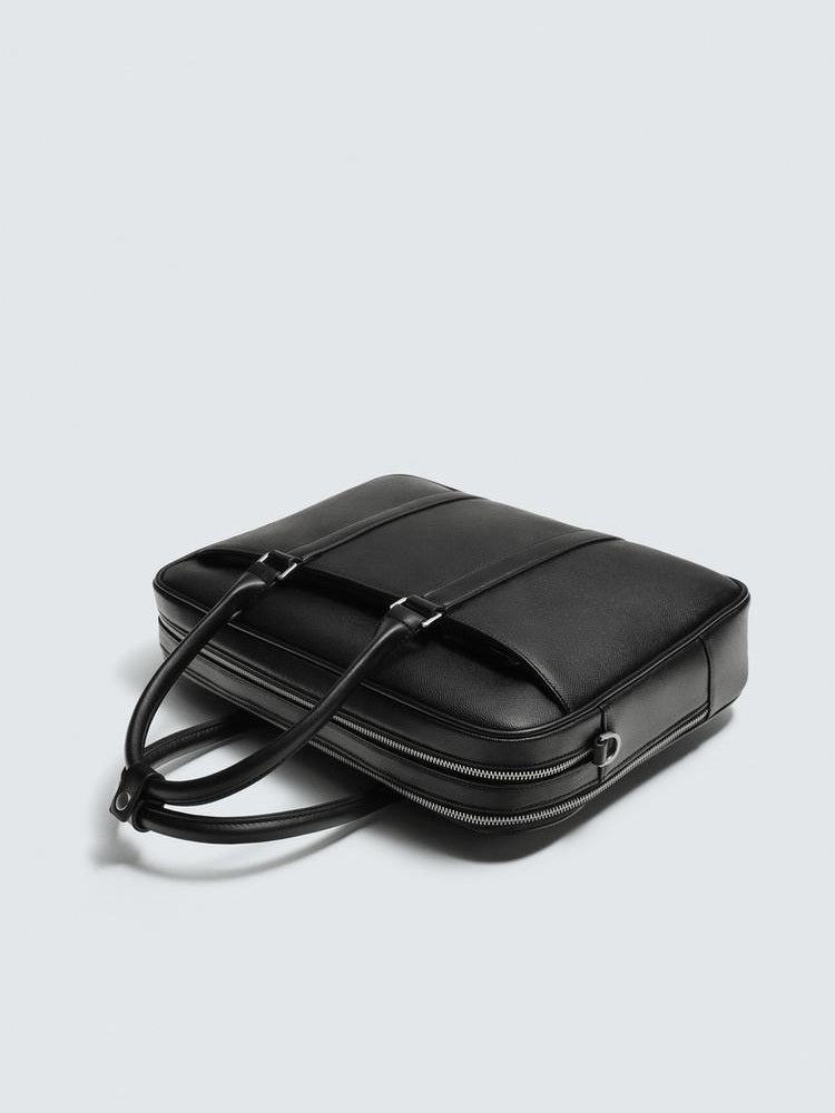 Zara Textured Briefcase