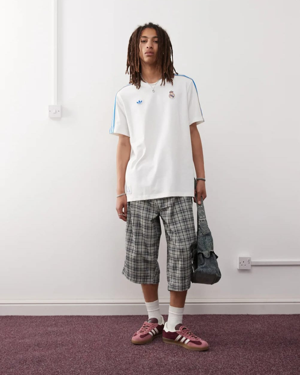 Adidas White Real Madrid Terrace Icon T-shirt