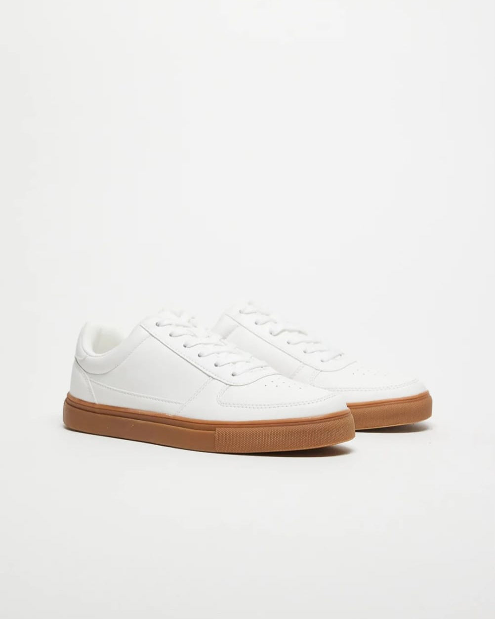 Asos White Panelled Trainers