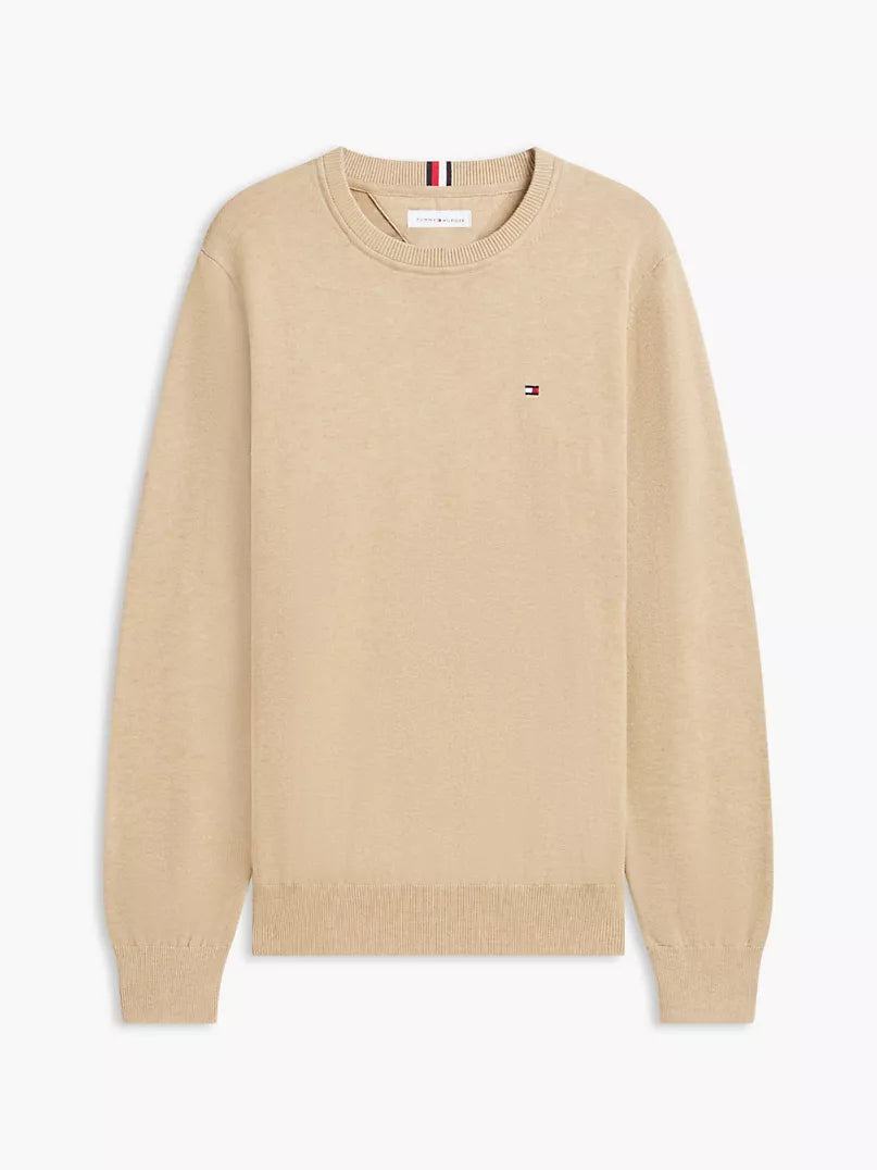 Tommy Hilfiger Beige Crewneck Sweater