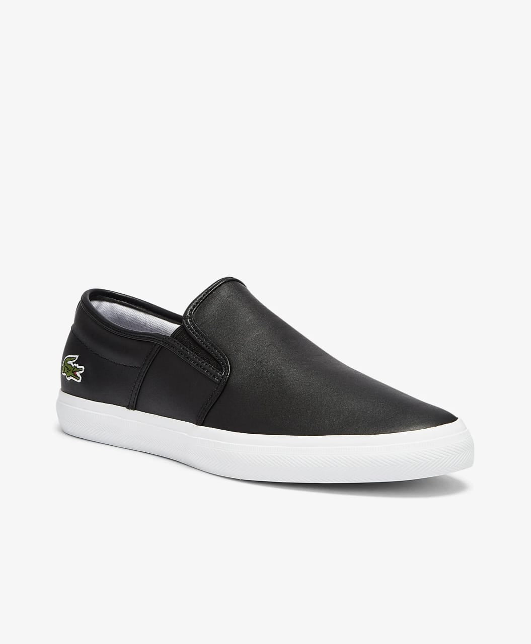 Lacoste Leather Slip-On Sneakers