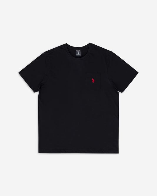 US Polo Assn Pocket T-Shirt in Black