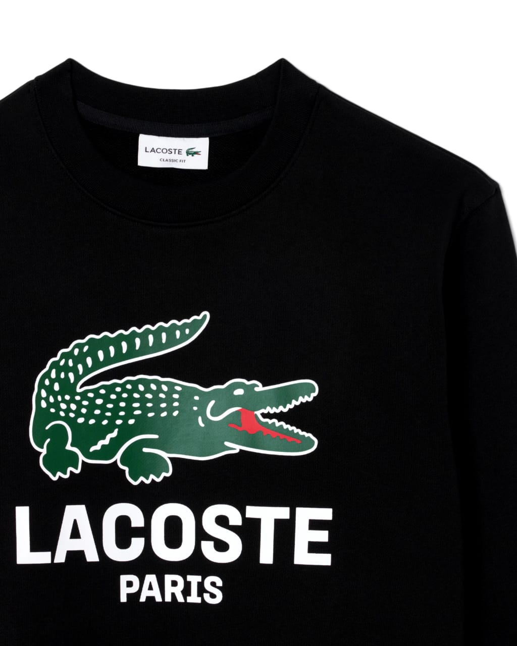 Lacoste Classic Fit Sweatshirt in Black