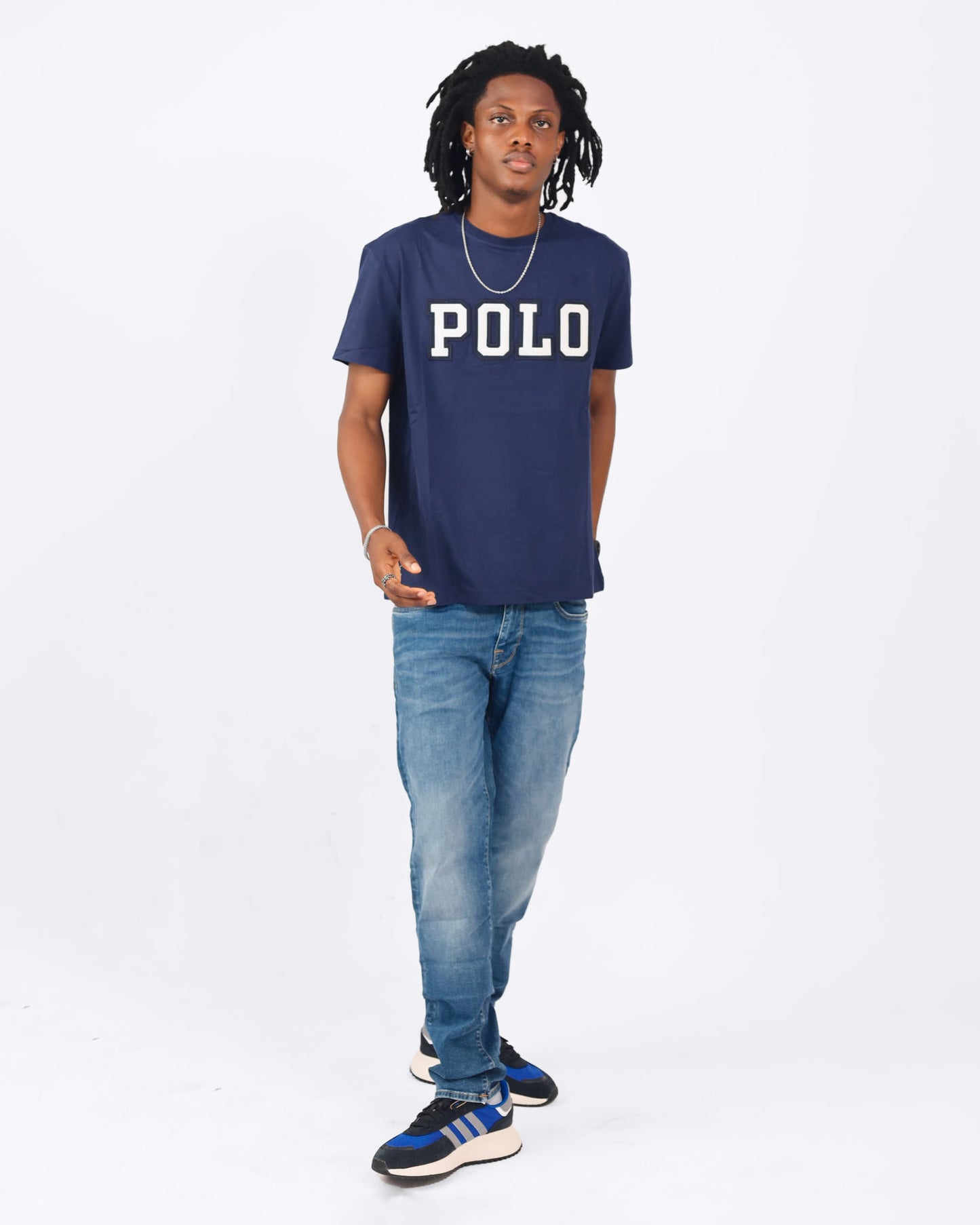 Polo Ralph Lauren Logo Jersey Blue T-shirt