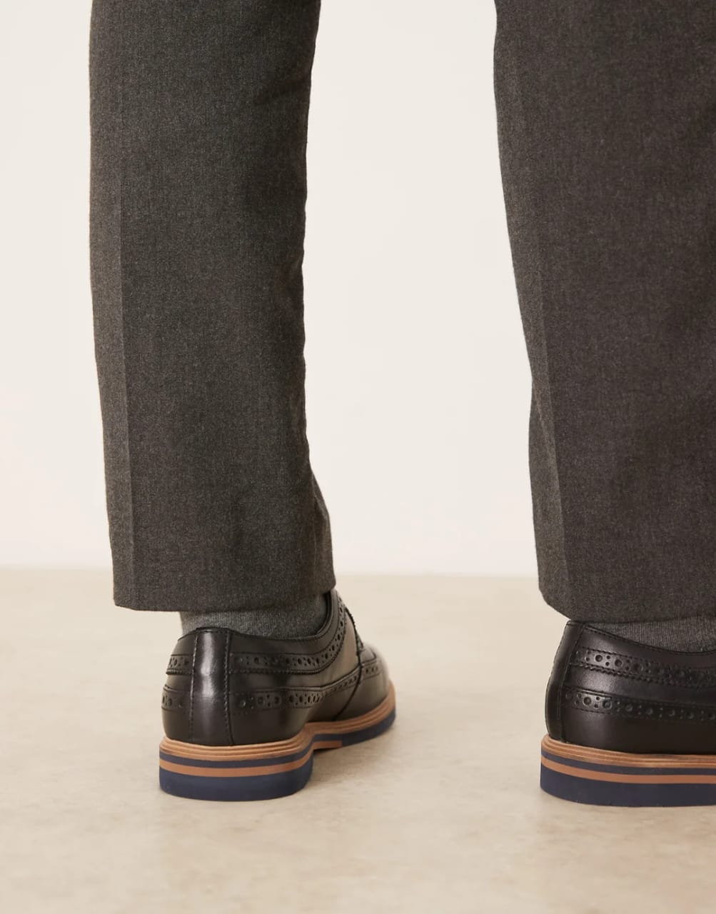 Asos Black Brogues Shoes