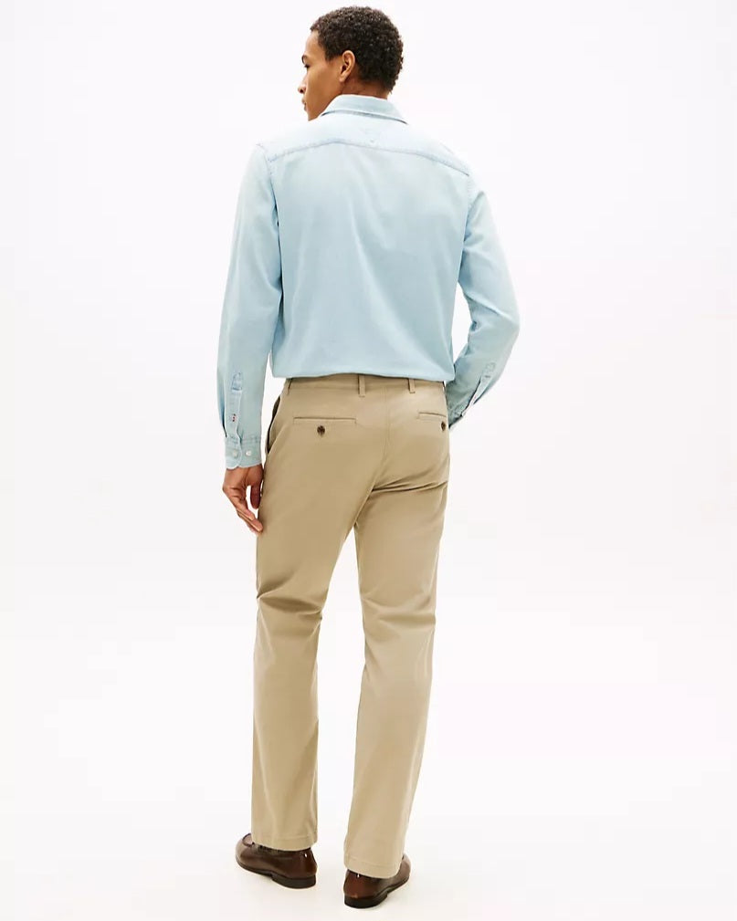 Tommy Hilfiger Khaki Straight-leg Chinos Pants
