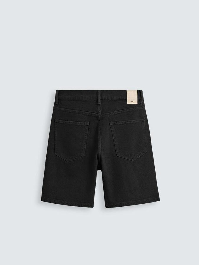 Zara Denim Relaxed Fit Short