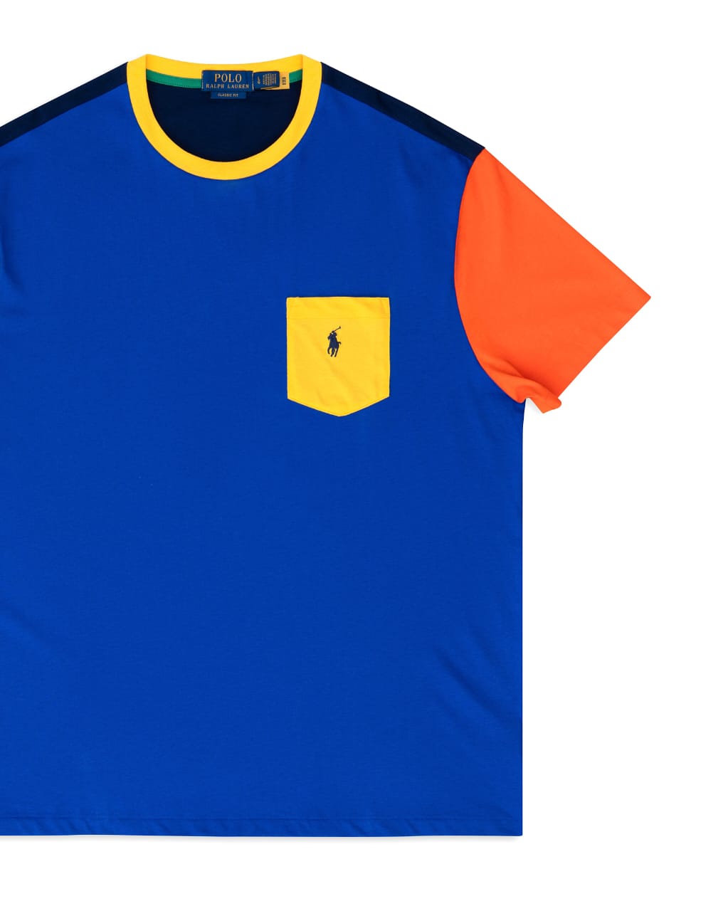 Ralph Lauren Classic Fit Colour block Pocket T-Shirt