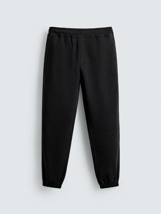 Zara Black Basic Regular Fit Joggers