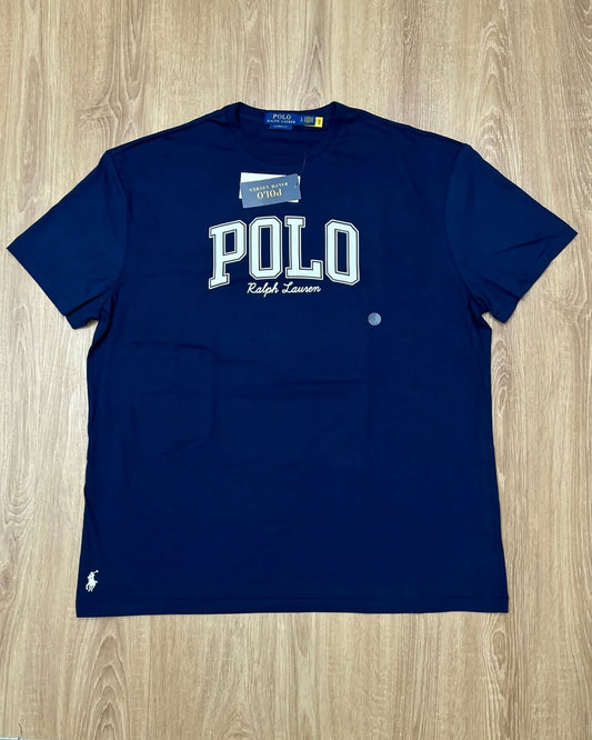 Classic Fit Navy Logo Jersey T-shirt