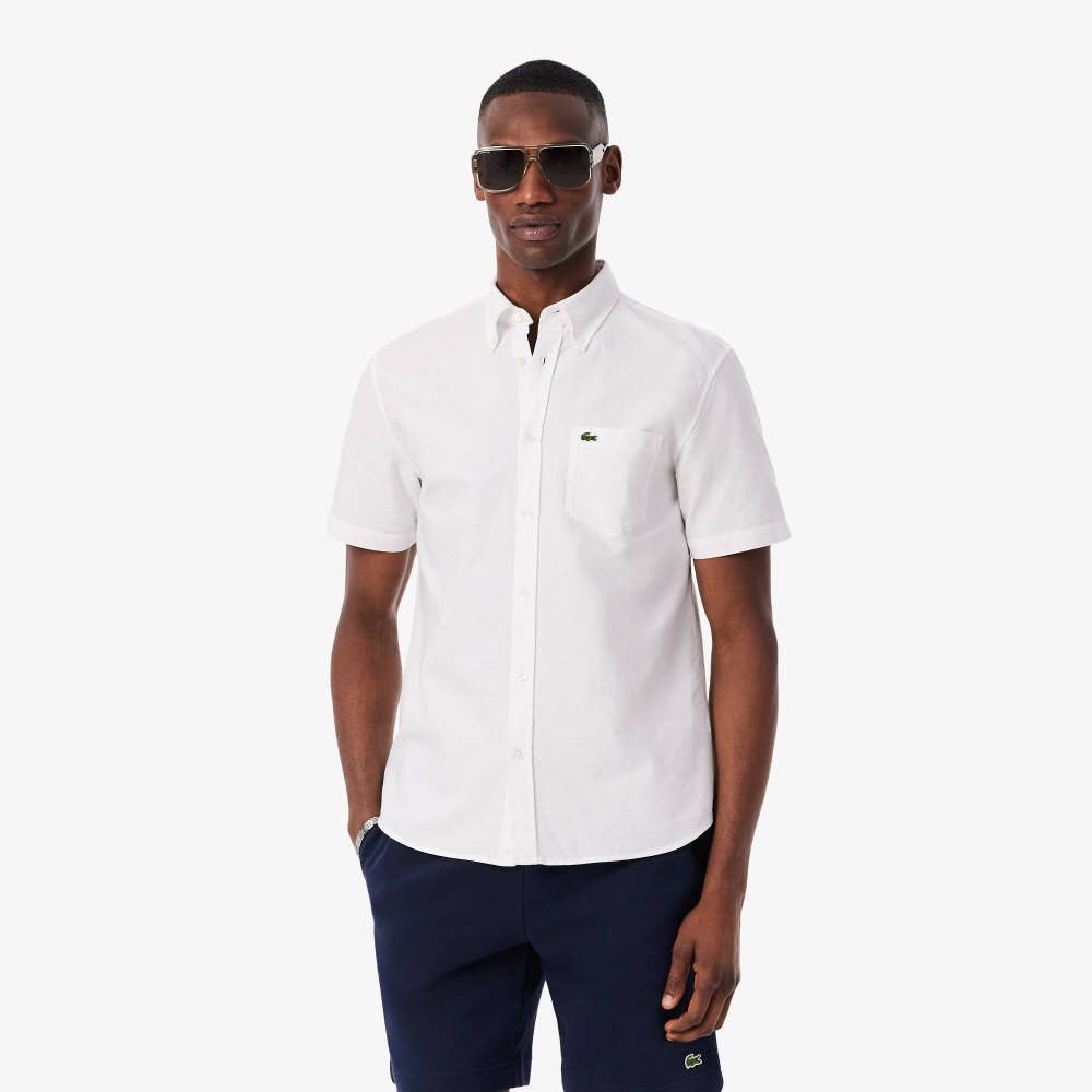Lacoste Regular Fit Oxford Cotton Shirt