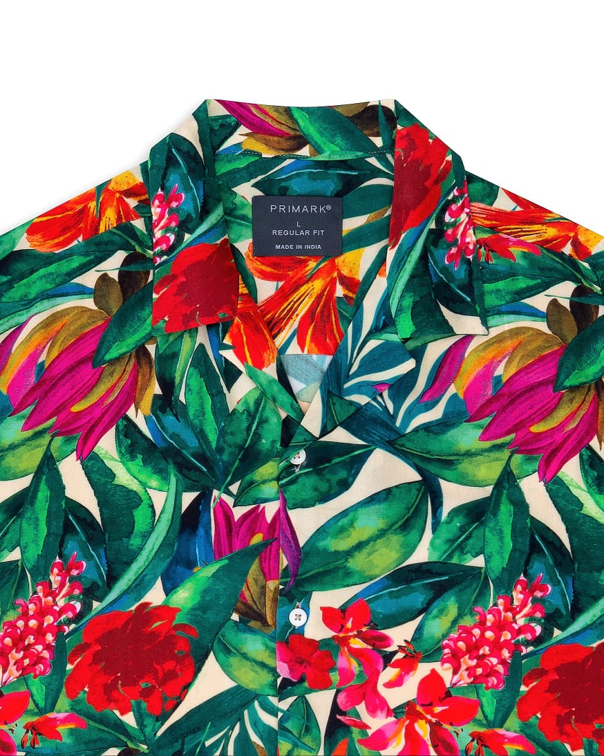 Primark Regular Fit Shirt in Pattern