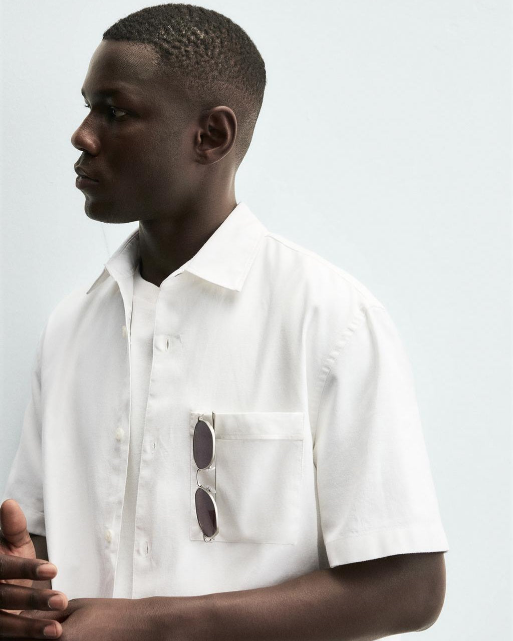 Zara Short Sleeve Cotton/Linen Shirt