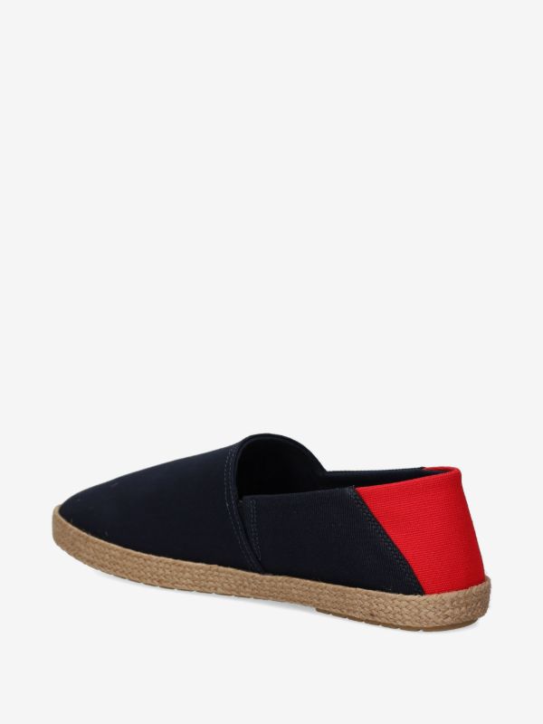 Tommy Hilfiger Flag Embroidery Canvas Espadrilles