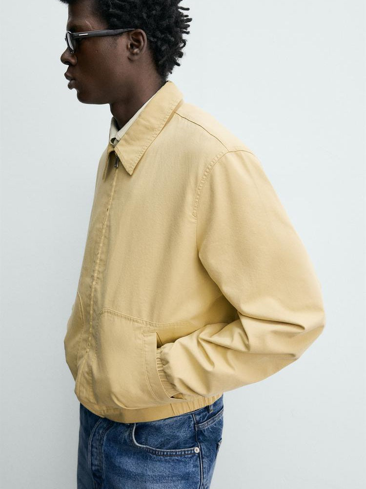 Zara Regular Fit Cotton-Lyocell Jacket