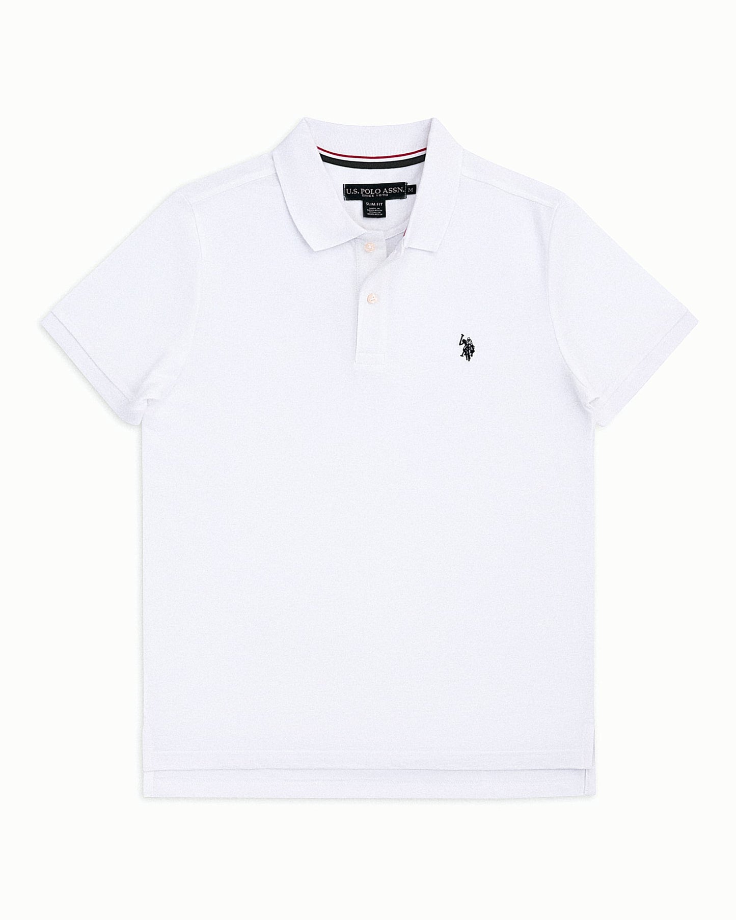 Us Polo Assn Slim Fit Cotton Pique Polo Shirt