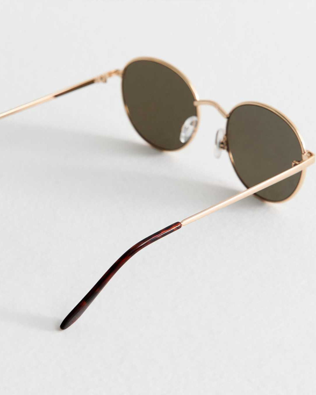 New Look Gold Frame Sunglasses